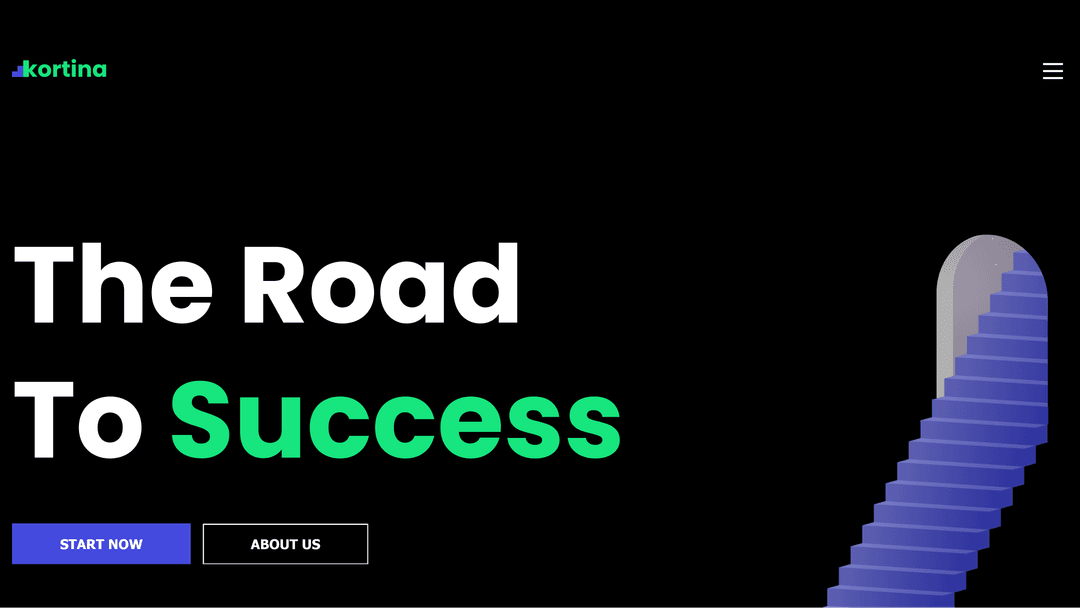 Kortina Landing Page
